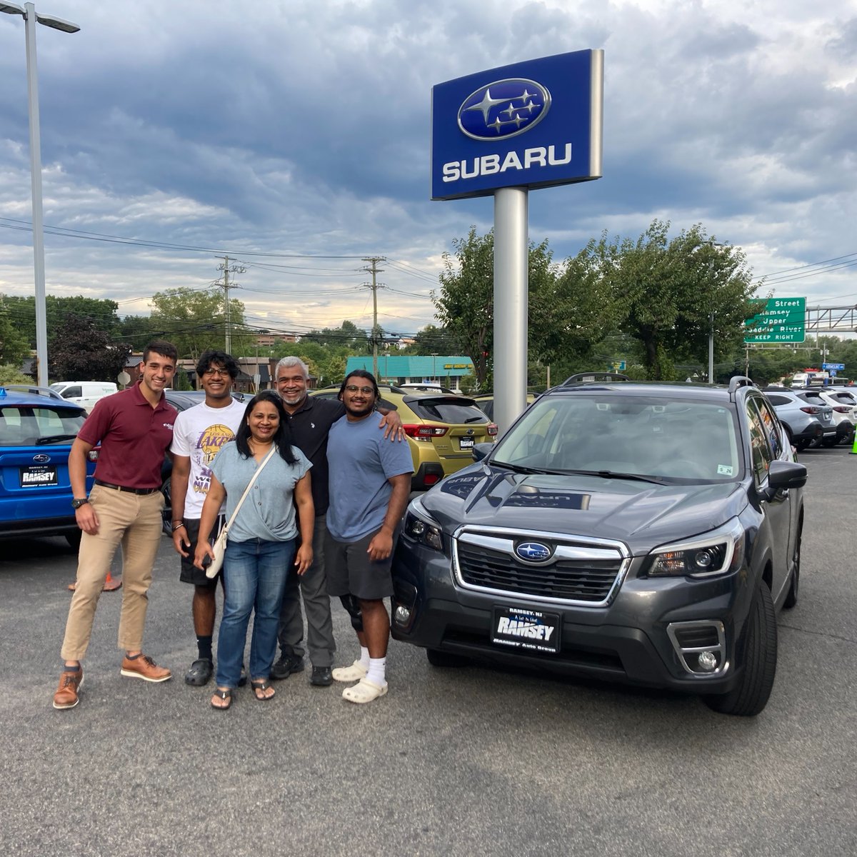 RamseySubaruNJ's tweet photo. Congrats to the Joseph family on their new Forester!!

Client Advisor: Deven G.
#ramseycars #happycustomers #subaruusa #subarulove #subaruing #ramseysubaru #subarusales #ramseynj #subaruforester https://t.co/77xm2FbSuK