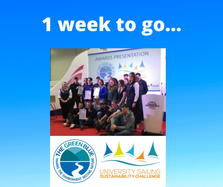 TheGreenBlue's tweet photo. Are you ready for the next University Sailing Sustainability Challenge?

The challenge starts in 1 week!

It is not to late to sign your USC up.

👉https://t.co/6Mby61nllu

@BUSASAILING https://t.co/gPbFjYq86d
