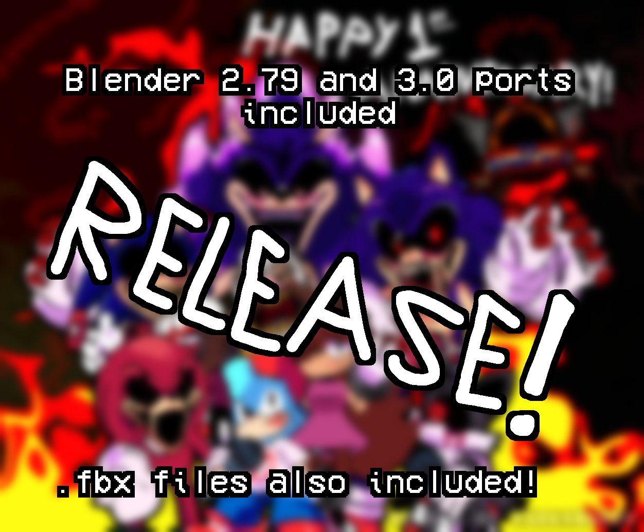 FunkyBunny on X: The day is FINALLY here!! My FNF VS Sonic.exe model pack  is available for download! Thank you so much to @pupper_sub and  @specterpaddle for the help on their respective