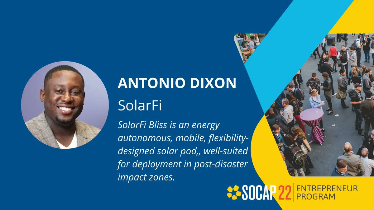 SolarFicart's tweet photo. We've been selected as a #SOCAP22 Entrepreneur! Come see our SolarFi Bliss &amp; Privé Pods throughout the venue serving as pop-up coffee stations and private meeting spaces! Register for the Oct. 17-20 event! https://t.co/LJeRYvG3ZF #SolarFi #Pods #popup #coffee #privatemeeting https://t.co/wKdYgRHiMe