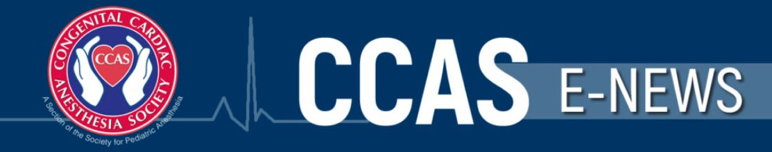 PedsCardiacAnes's tweet photo. In this issue of The Summer 2022 issue of CCAS E-News, read an Annual Meeting Review, Welcome, Program Overview, And Session I.
Please click here: https://t.co/2gK5WGTyor
#PedsAnes #PedsPain #PedsICU #PedsCards #COVID19 https://t.co/KN7878DUQF