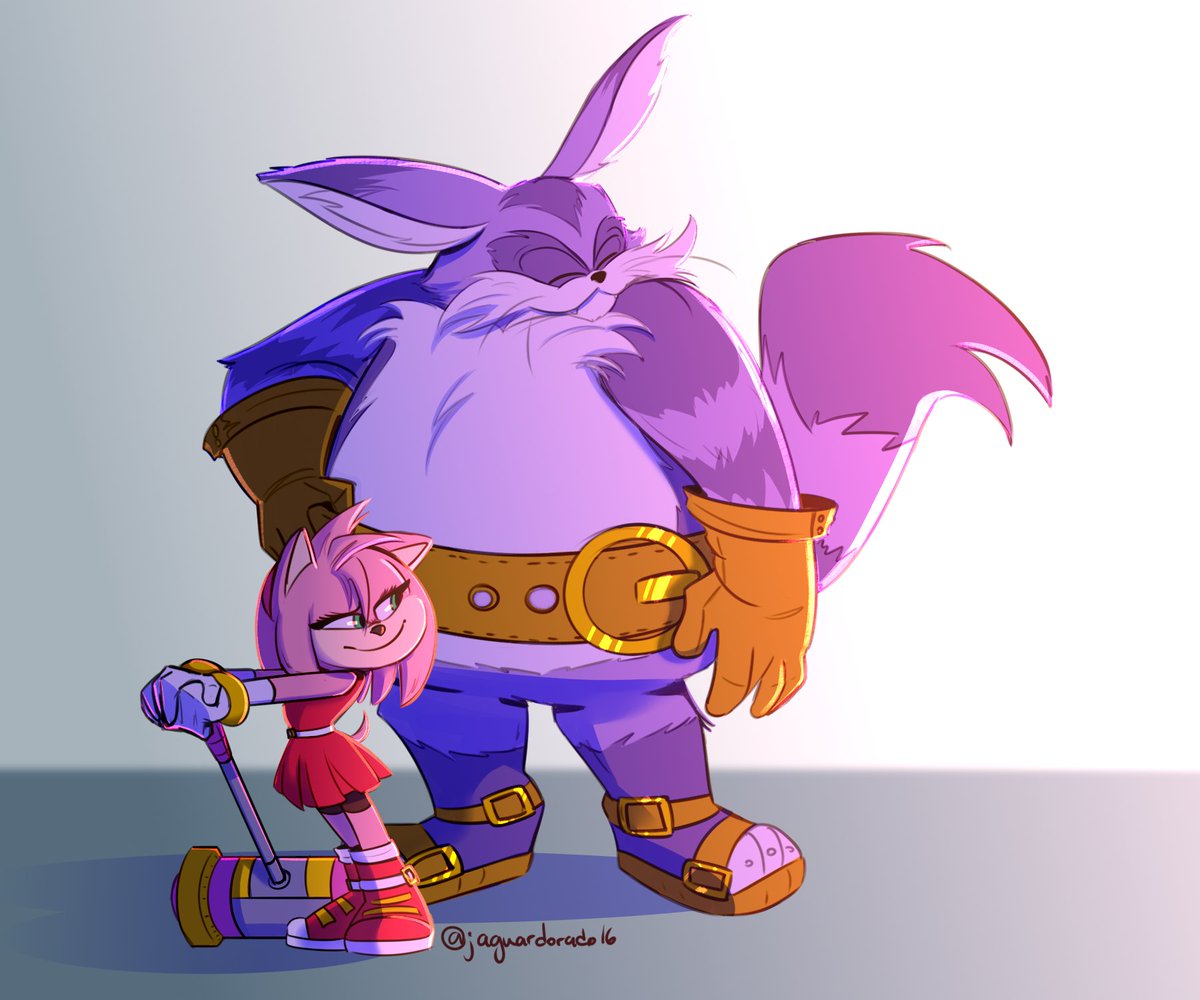 I used a little free time between commissions and work to draw something I wanted.
The leak that came out is probably a fake, but that doesn’t mean I’d love to see Amy and Big team up on the big screen ✨❤️ #Sonicmovie3 #SonicTheHedgehog #AmyRose #Bigthecat #SonicMovie