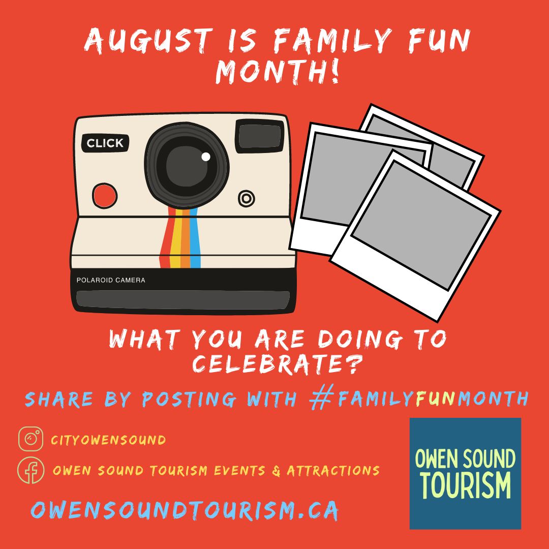 OSTourism's tweet photo. 5 days left - get your #FamilyFunMonth on! #OwenSoundTourism #OwenSound #FamFun https://t.co/zRYwFqn4uR