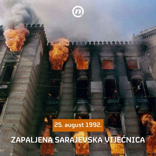 Il y 30 ans, la bibliothèque de Sarajevo était bombardée, 80% des ouvrages ont disparu. La destruction de la culture et l'histoire était, et est encore, utilisée arme de guerre.