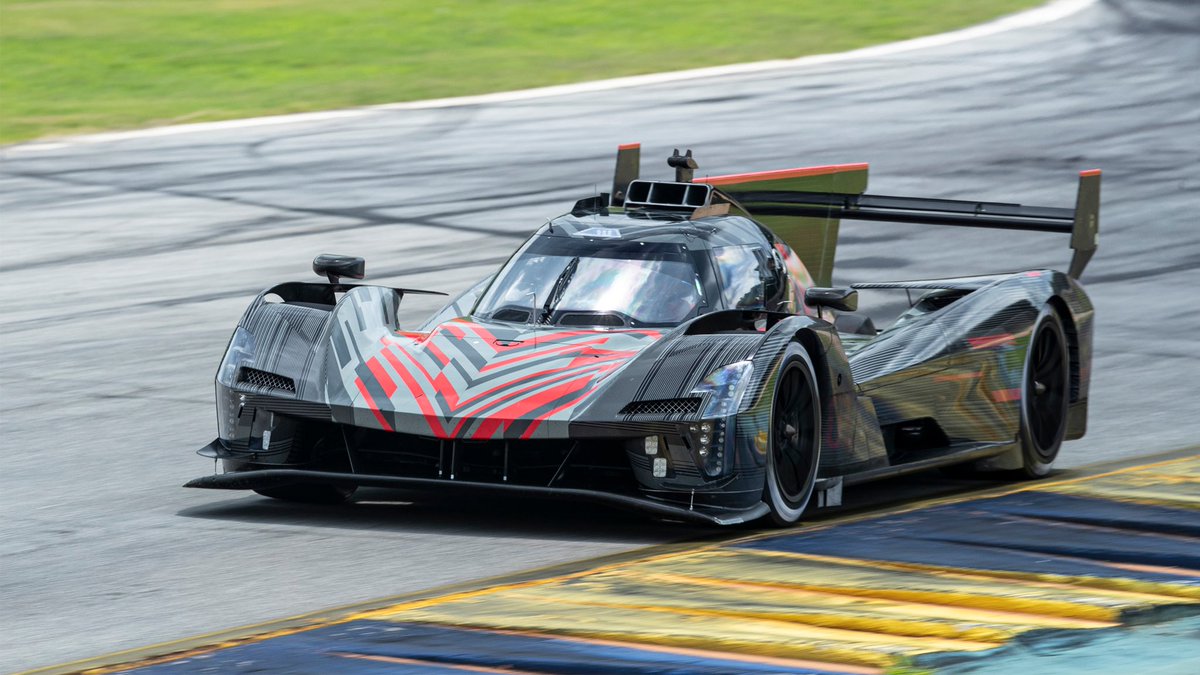 CadillacVSeries's tweet photo. With another round of testing in its rearview, the 2023 Cadillac V-LMDh roars closer to the competition. #CadillacRacing #WEC #IMSA #BeIconic https://t.co/XIo7YQNdOM