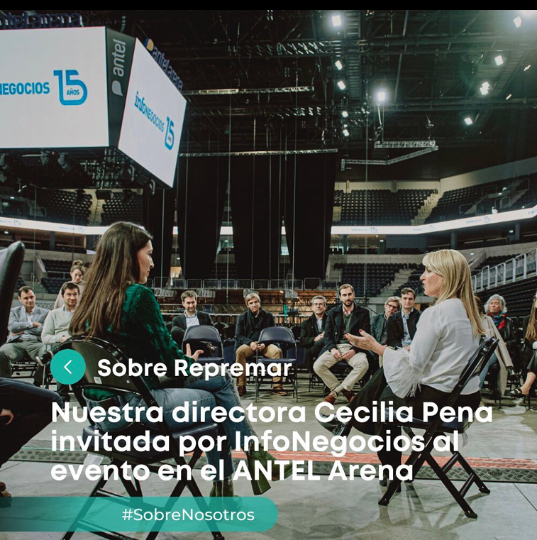 El pasado lunes Cecilia Pena, fue convocada por @infonegociosuy para participar del evento llevado a cabo en el <a href="/antelarena/">Antel Arena</a>, formó parte de una charla muy interesante, convocada a raíz de su premio de #EmpresariaDelAño

instagram.com/p/ChqPKb4JZhc/
