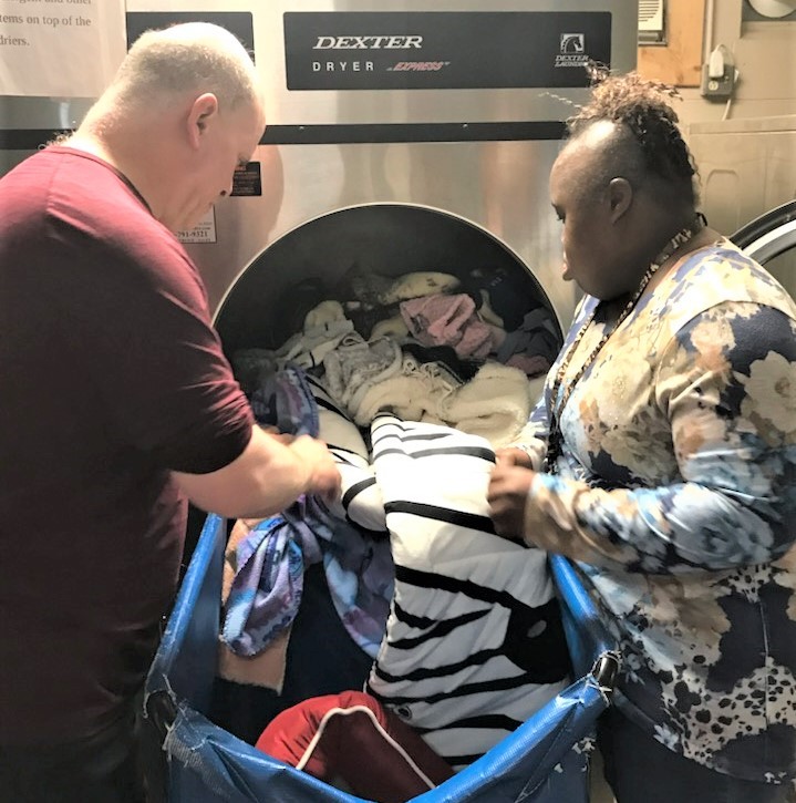 CUINCorg's tweet photo. It's #NationalDogDay! In July Ina &amp; Dean, clients from our Swansea Skills Training Center helped out with laundry and cleaning at @BAHSPets.🐶
**According to Ina, the best part of being there is learning how to help care for the animals! We couldn’t agree more! https://t.co/3pDcX6mwDf