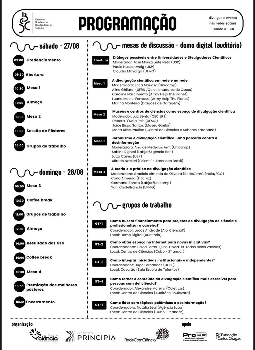 alinemghilardi's tweet image. Atenção, atenção, programação do #EBDC passando na sua TL!! Vai rolar transmissão online!! Programe-se!!