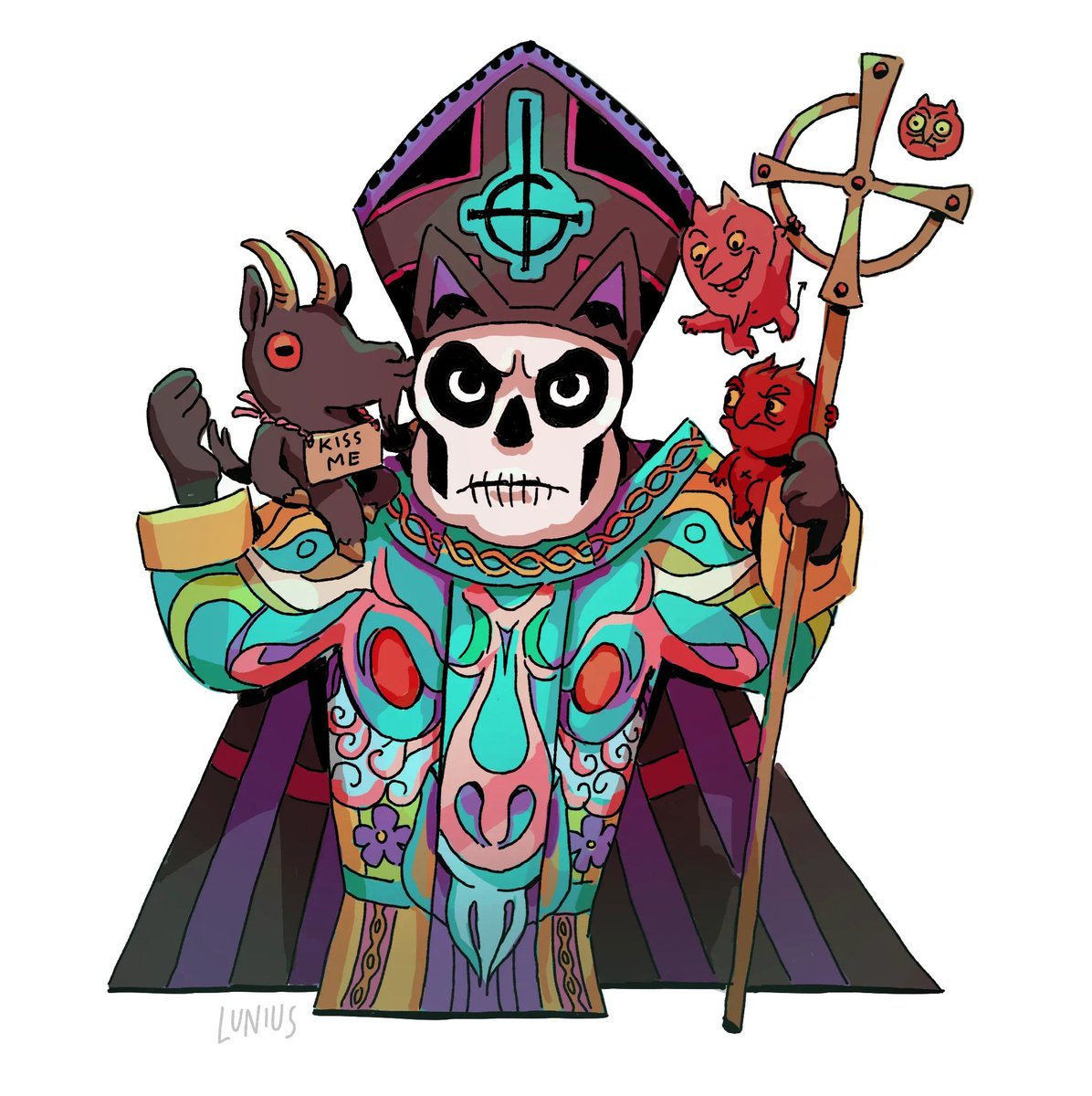 Lunishq's tweet photo. Kiss the gogogo
#TheBandGhost https://t.co/7e9IT5IzkL