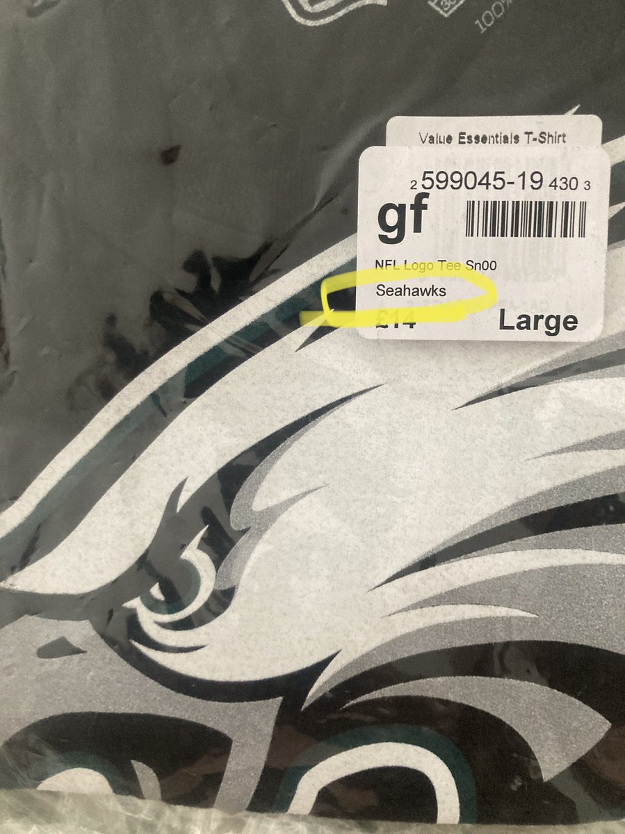 abominablejam's tweet photo. Ffs @SportsDirectUK #birdbrained @Seahawks @sportbible @AtlantaFalcons https://t.co/GdkLUYAGzv