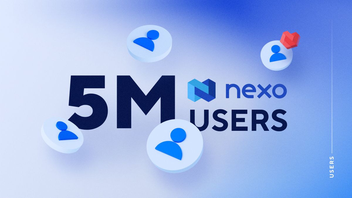 How’s that for a bear market milestone? 5+ million Nexo users! 🚀 

The highest of fives to each and every one of you. Wherever you’re headed, in life or in #crypto, keep going after it relentlessly.