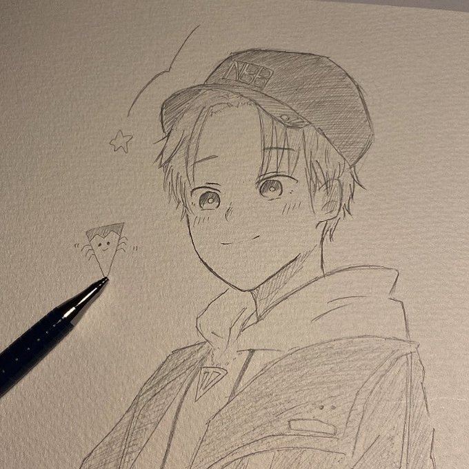 あごくん
 #rkgk #アナログ絵 #金剛力也像  #あごくん #にじさんじ 