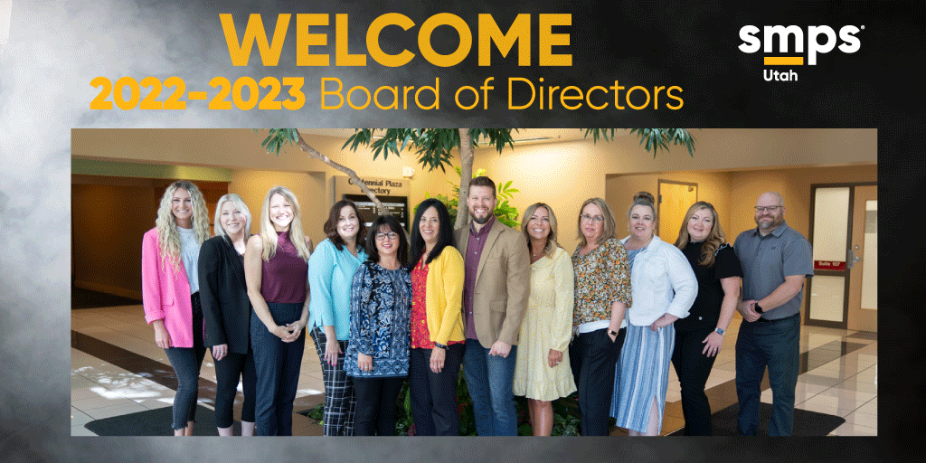 SMPSUtah's tweet photo. Welcome to our new board of directors for 2022-2023!
#SMPSUtah #SMPS #BoardMember https://t.co/HrDZYhsdwE