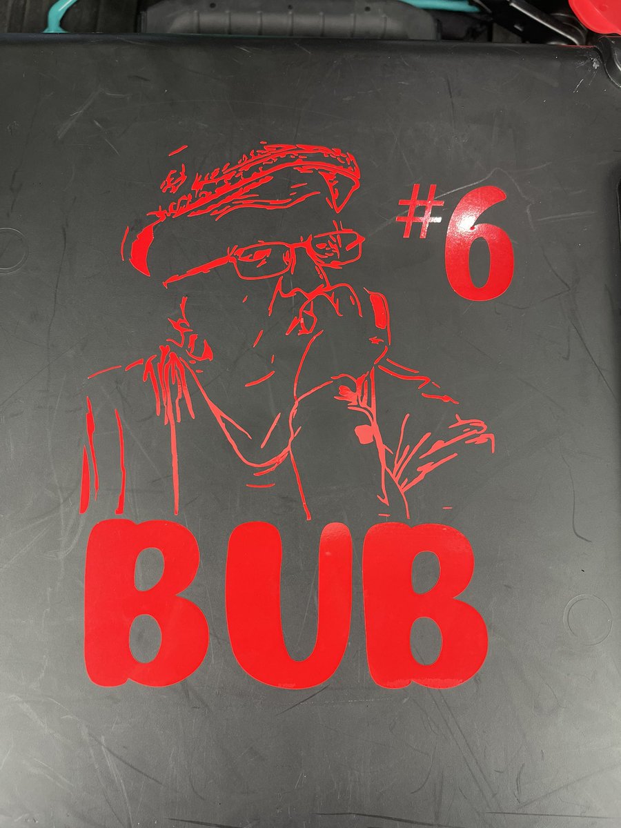 Bub will travel with me to every game this season.