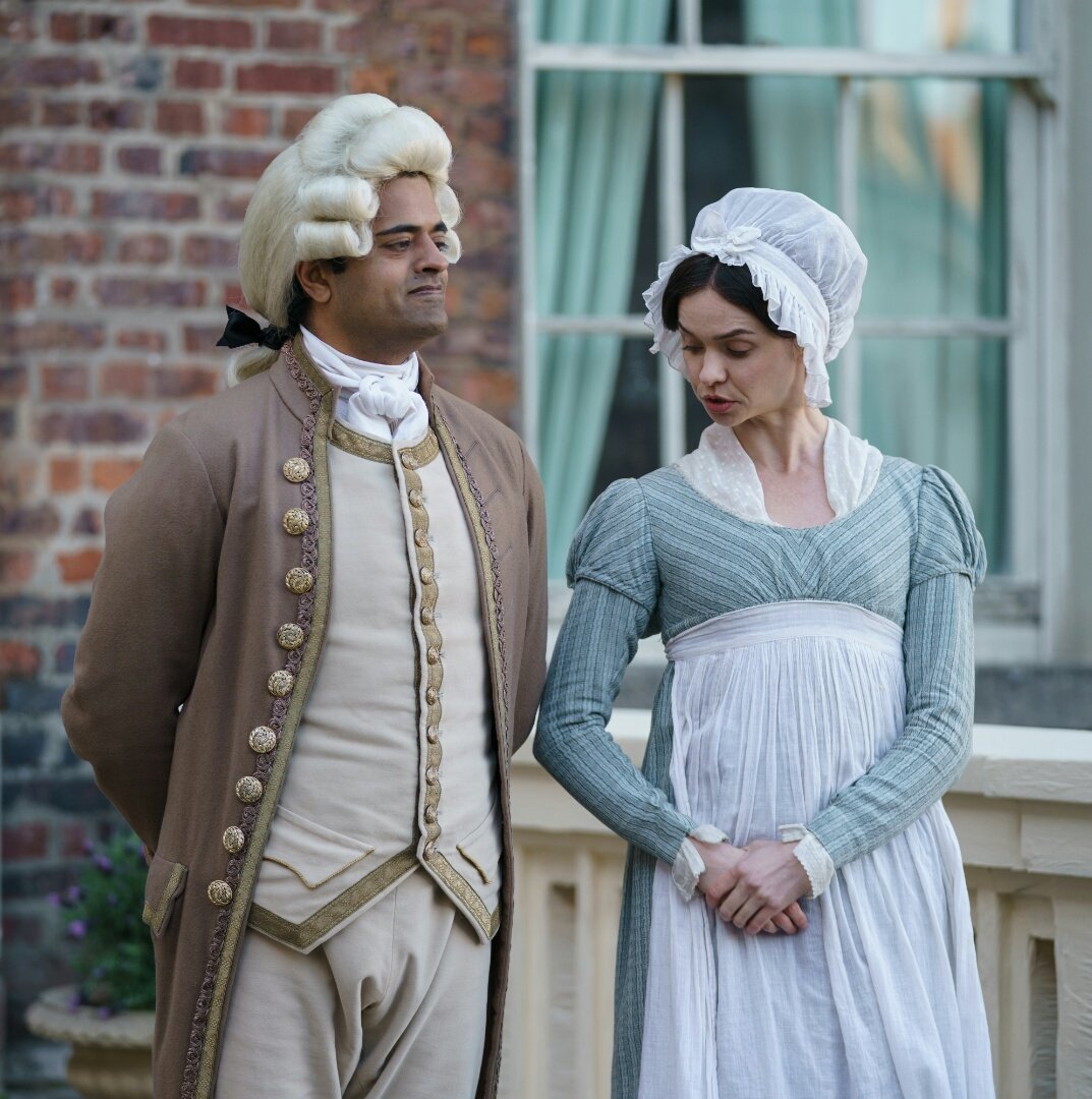 divianladwa's tweet photo. Why hello there🇬🇧🇮🇪

#MRMALCOLMSLIST
is out on general release
Costumes so slick
You won't find a crease

We got Theo James to make your girl swoon
while I look flat as a pancake in my pantaloon

For those out in the US&amp;Canada
we're on more streaming sites
then keys on a janitor https://t.co/tcTY04crN5