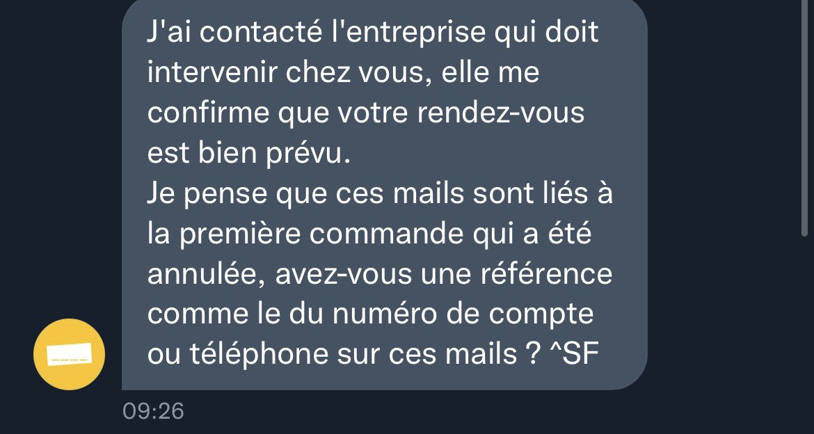 KaperDrive's tweet photo. @Sosh_fr Dans la même journée : je vous confirme le rendez vous mais il est annulé m. @Sosh_fr qui vous prend un rdv et vous l’annule 2 fois de suite en une semaine https://t.co/TnI221qYni