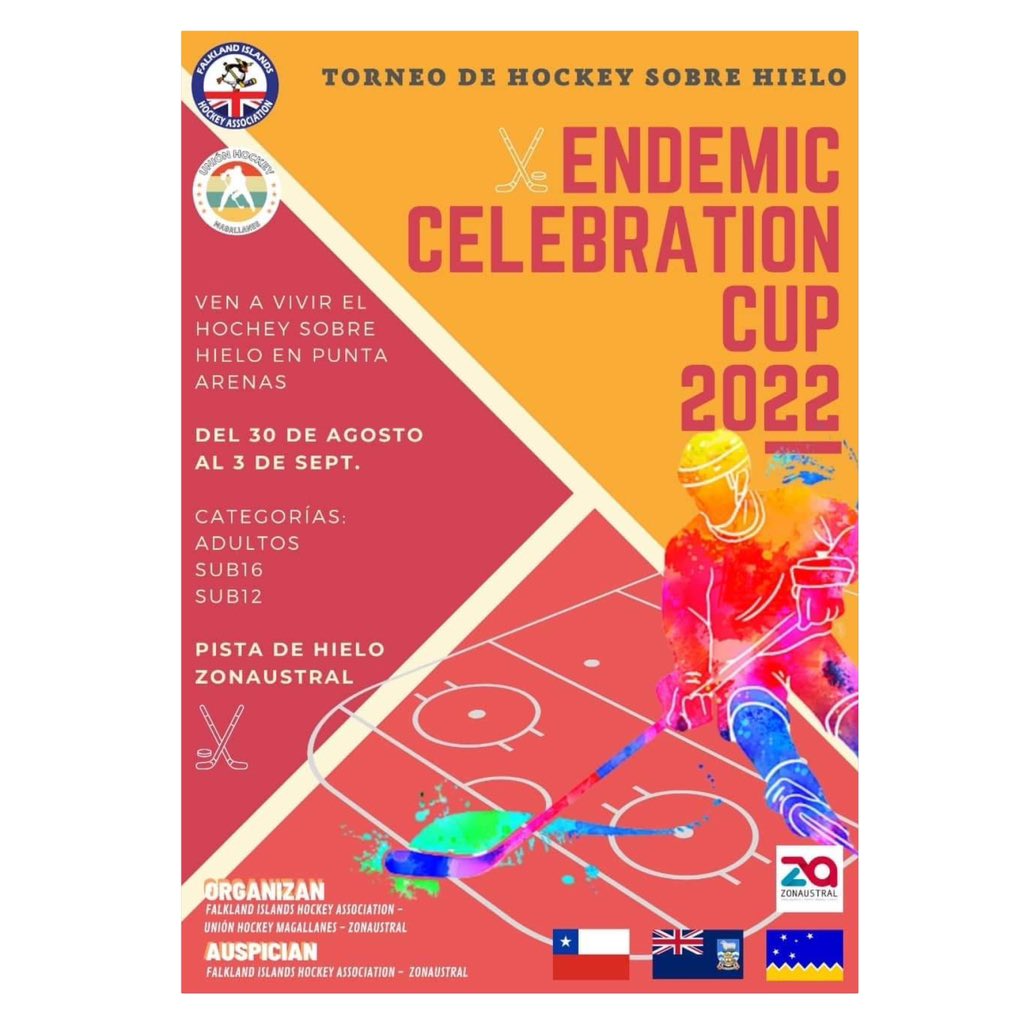 UKinChile's tweet photo. 🏒Para los amantes del hockey sobre hielo, les contamos que entre el 30 de agosto y el 3 de septiembre, se realizará un torneo en Punta Arenas, con la participación de una delegación de las #FalklandIslands. 

@fnhlchile @cesar_quezada @FalklandsGov  
Hilo 👇 https://t.co/QERie5Iy6r