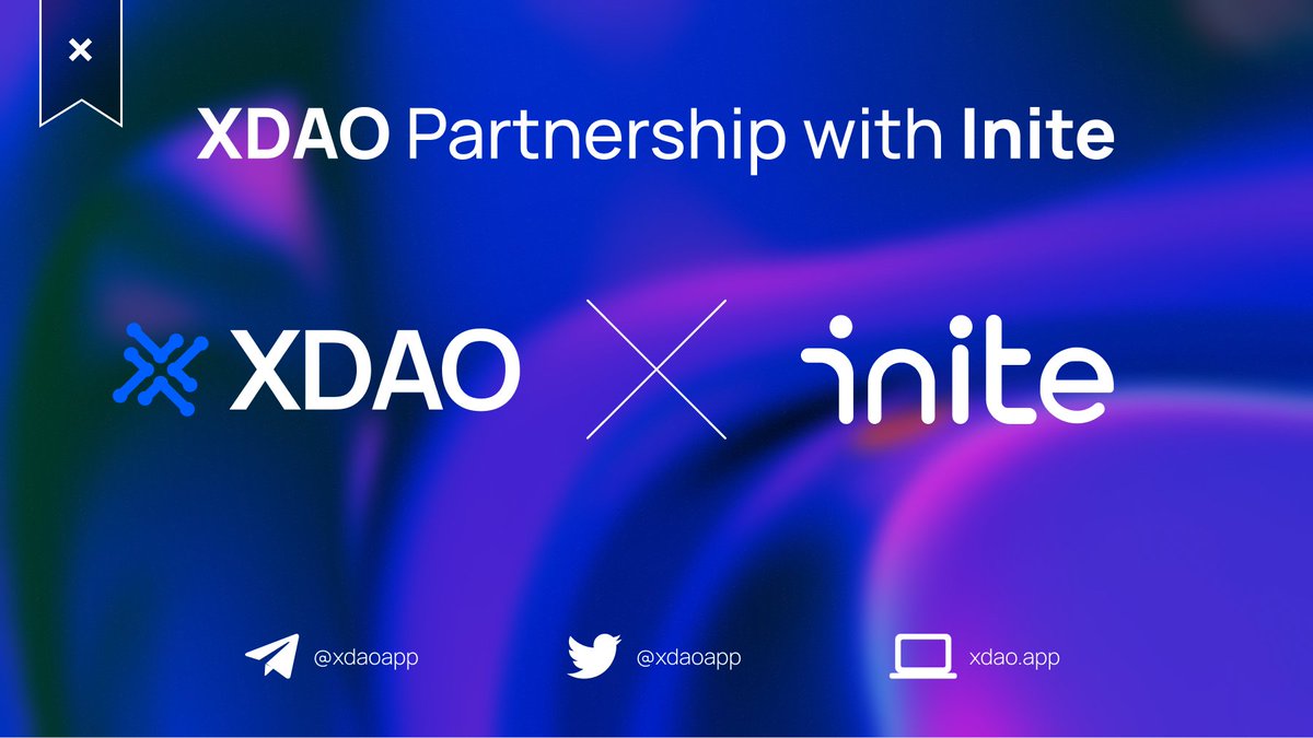XDAO x Inite 🤝 

Welcome our partners – @initeio 🔥 

They're web3 lifestyle generation idea app, and they have games too. Btw, what better way to implement an idea in web3 than a DAO on XDAO? 

More about XDAO: docs.xdao.app
More about Inite: inite.io