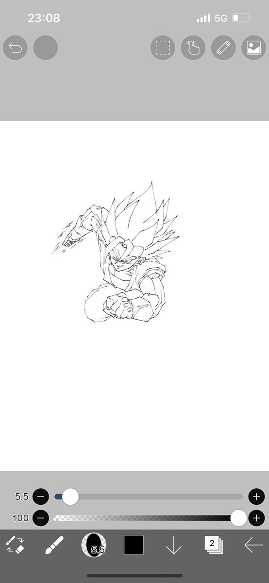 DBloveGohan's tweet photo. こんな線画描いてたんや
途中らしいけど https://t.co/yTKhSYbFgw