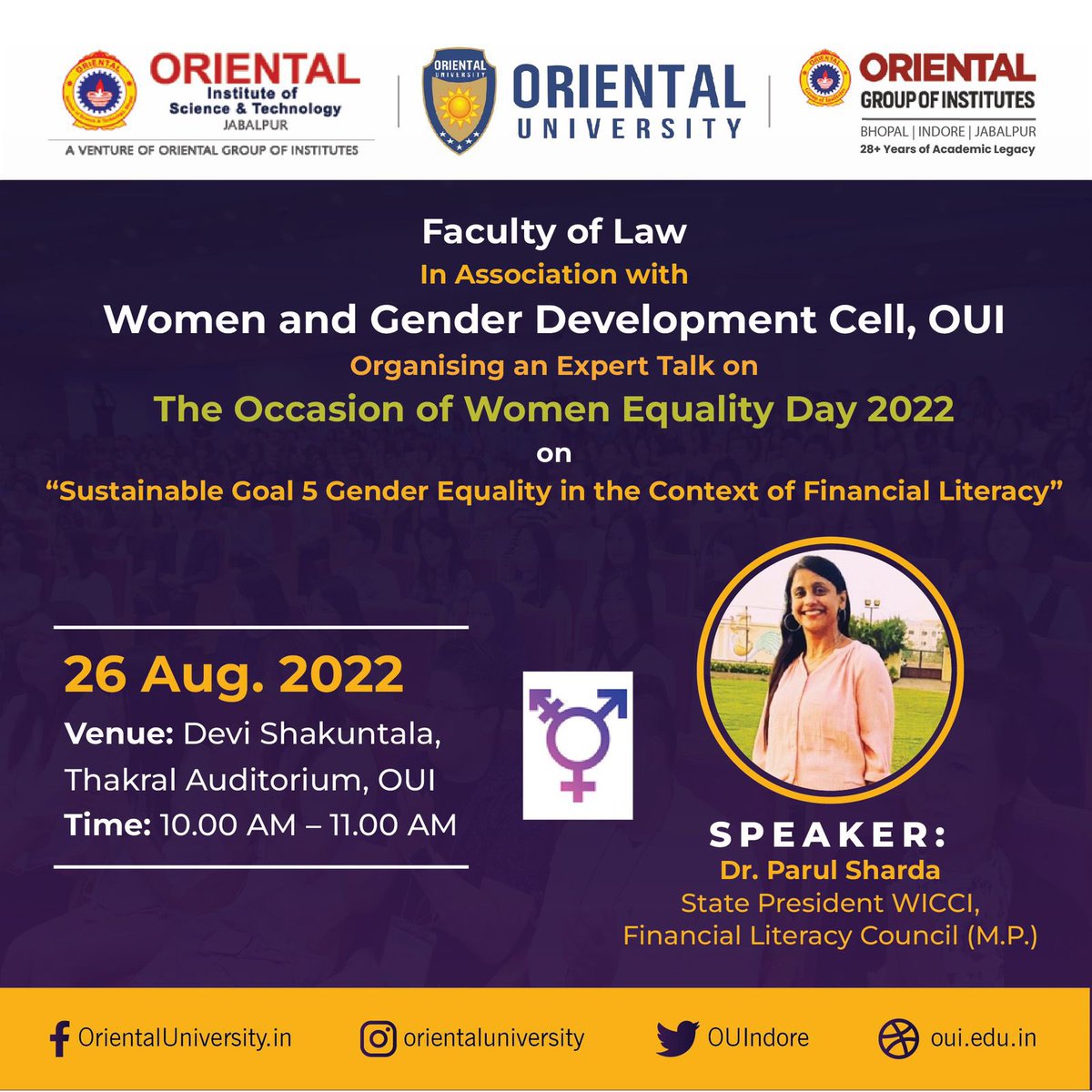 finlitwicci's tweet photo. When it comes to #SDG5 #Gender_Equality, and #financialliteracy @FWicci is one among the finest organisation’s which create awareness and works for the better tomorrow. Kudos to State President MP FLM council for her commendable efforts. @Nita_Menezes @BhartiAthray @mugdhakalra https://t.co/BKVOuNK7UV