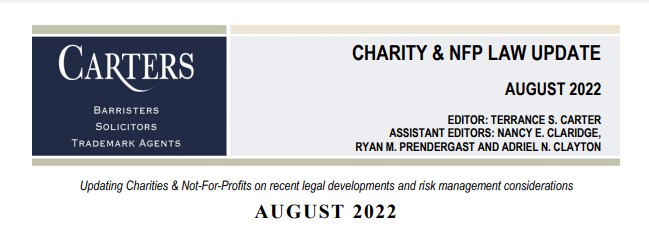 Charity Law Update tweet media