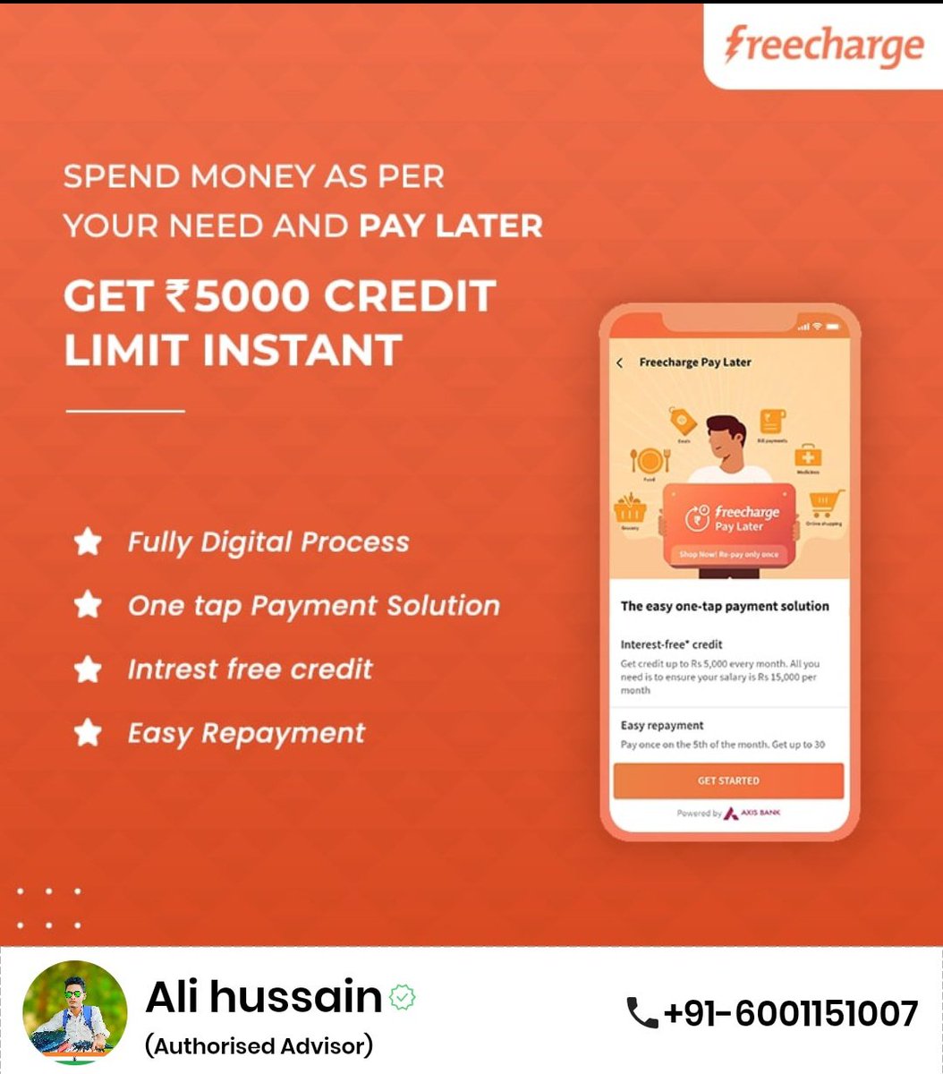assameducation's tweet photo. Spend now, Pay later with Freecharge Pay Later
Apply now:  https://t.co/xyVCbqkZ5a https://t.co/bU4sNC1H2P