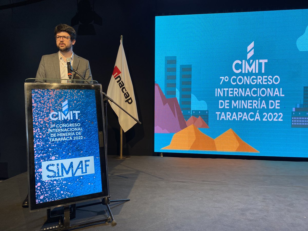 cimit_tarapaca's tweet photo. #CIMIT2022
Ya iniciamos el segundo día de esta  7° versión del Congreso Internacional de Minería de #Tarapacá, con la presencia del Subsecretario de Mineria, Willy Kracht. 

¡HOY! Junto al SIMAF de @INACAPiquique 

👉https://t.co/fGL7F8en5w
#YoContratoLocal

@MinMineria_cl https://t.co/wYXRUpOeJT