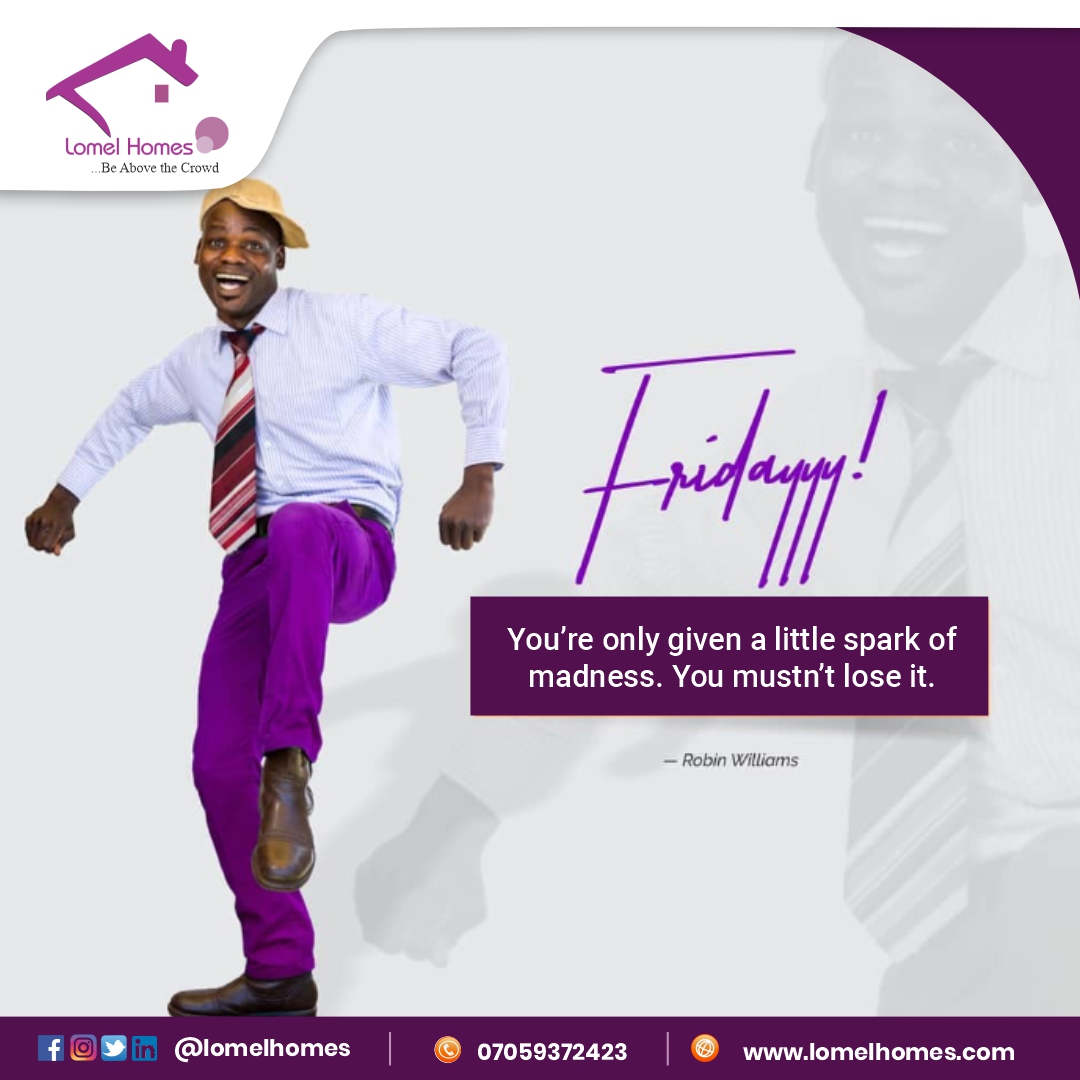 LomelHomes's tweet photo. Friday comes with a different kind of feeling...
It is time to embrace the crazy feelings that comes with the weekend🤣🤣🤣🤣
#lomelhomes
#redefiningrealestate
#fridayfeelings
#fridayvibes
#fridaythoughts
#music #photooftheday #fridaynight #photography https://t.co/RUlLqkaFrG