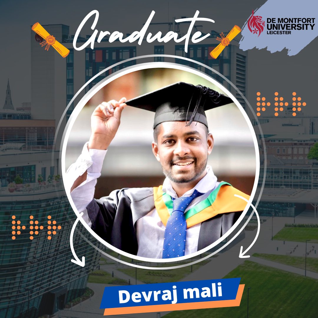 iamdevcr7's tweet photo. Thank you @dmuleicester @demontfortsu @demontforthall
Love from my family…(India)
#Graduation
#DMUForLife
#dmugrads https://t.co/JyJlw3QL4G
