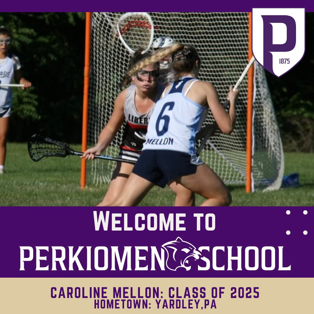 Coach_Meehan's tweet photo. Kicking off registration weekend with another new player announcement! We are excited to welcome 2025 graduate Caroline Mellon to @perkiomenschool community. 

Caroline is a midfielder that excels between the lines with previous varsity level experience. https://t.co/Nc8LzgwMAg