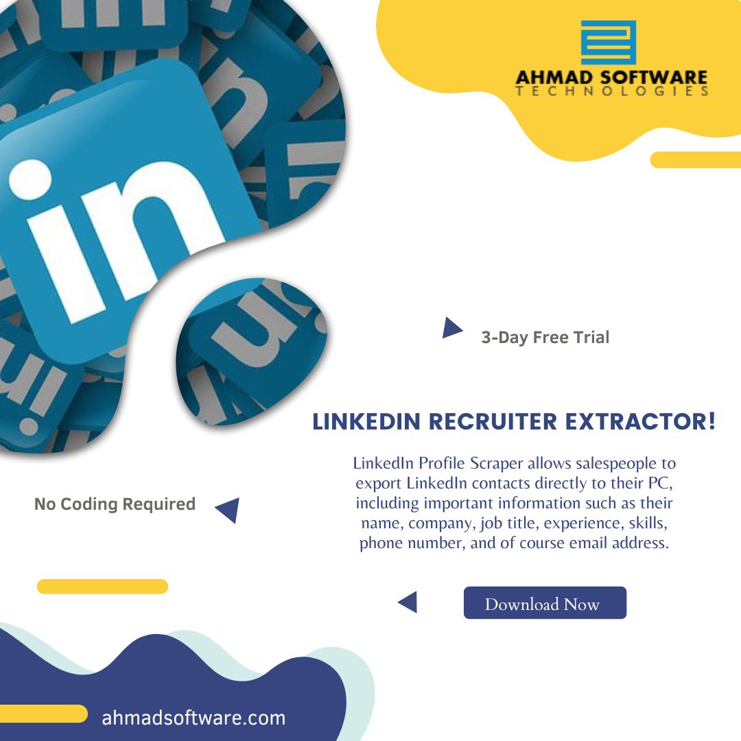 HarryMa55014659's tweet image. Free And Paid Methods To Get Data From LinkedIn ahmadsoftware.com/blogs/2083/fre…
#extractdatafromlinkedintoexcel #linkedinemailscraper #bestlinkedinscrapingtools #howtoextractdatafromlinkedin #linkedindatascraper #getdatafromlinkedin #linkedindataexporttool