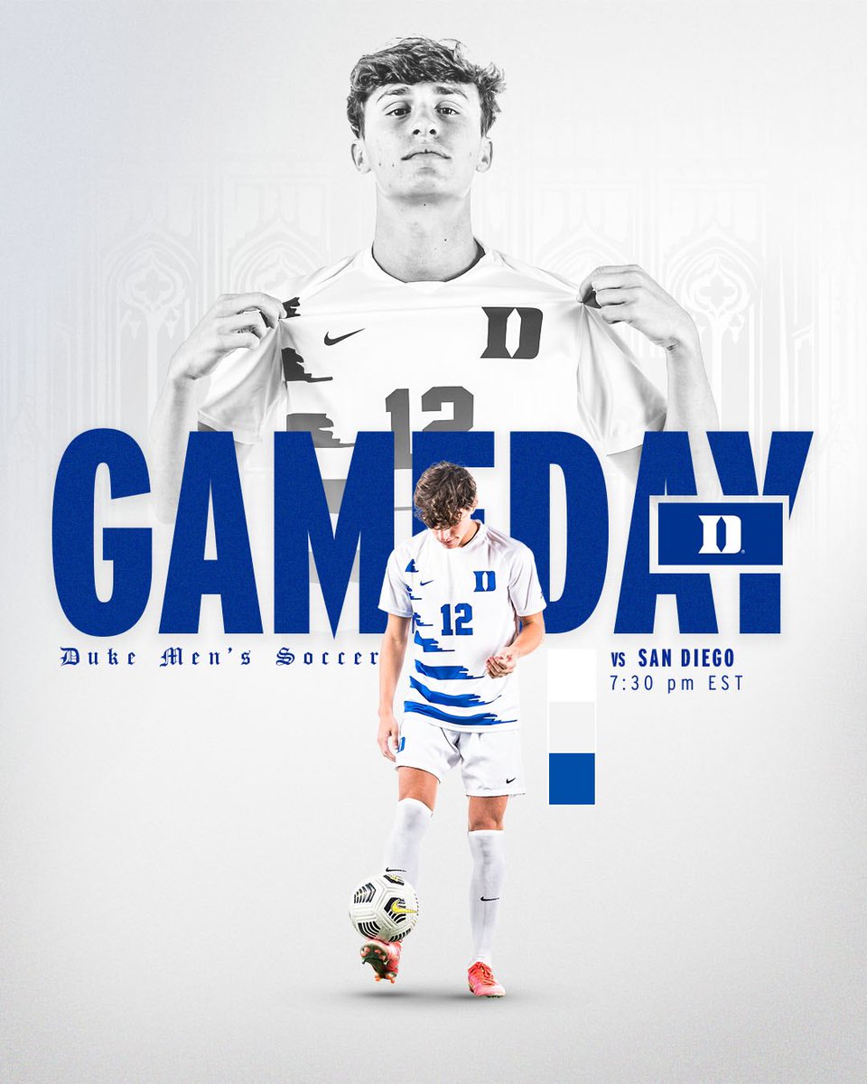 DukeMSOC's tweet photo. 😈 ɢᴀᴍᴇ ᴏɴᴇ. 

🎥 https://t.co/QtuSe76LOP
📊 https://t.co/Gez4IchOHM
🎟 https://t.co/HcAzlvkgXY
📲 https://t.co/HumvHtDzbG

#GoDuke https://t.co/ZfZ4U6J5wm