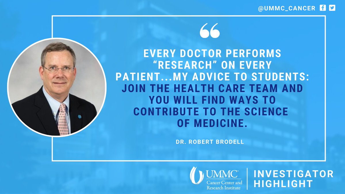 UMMC_Cancer's tweet photo. #CCRIHighlight Meet Dr. Robert Brodell, chair of the @UMMC_Pathology & former founding chair of the Department of Dermatology. Brodell treats patients but also delves into barriers to care and how patients access care. Learn more about his roles at UMMC: https://t.co/1bNKxy2qUP https://t.co/kGcyssPW4h
