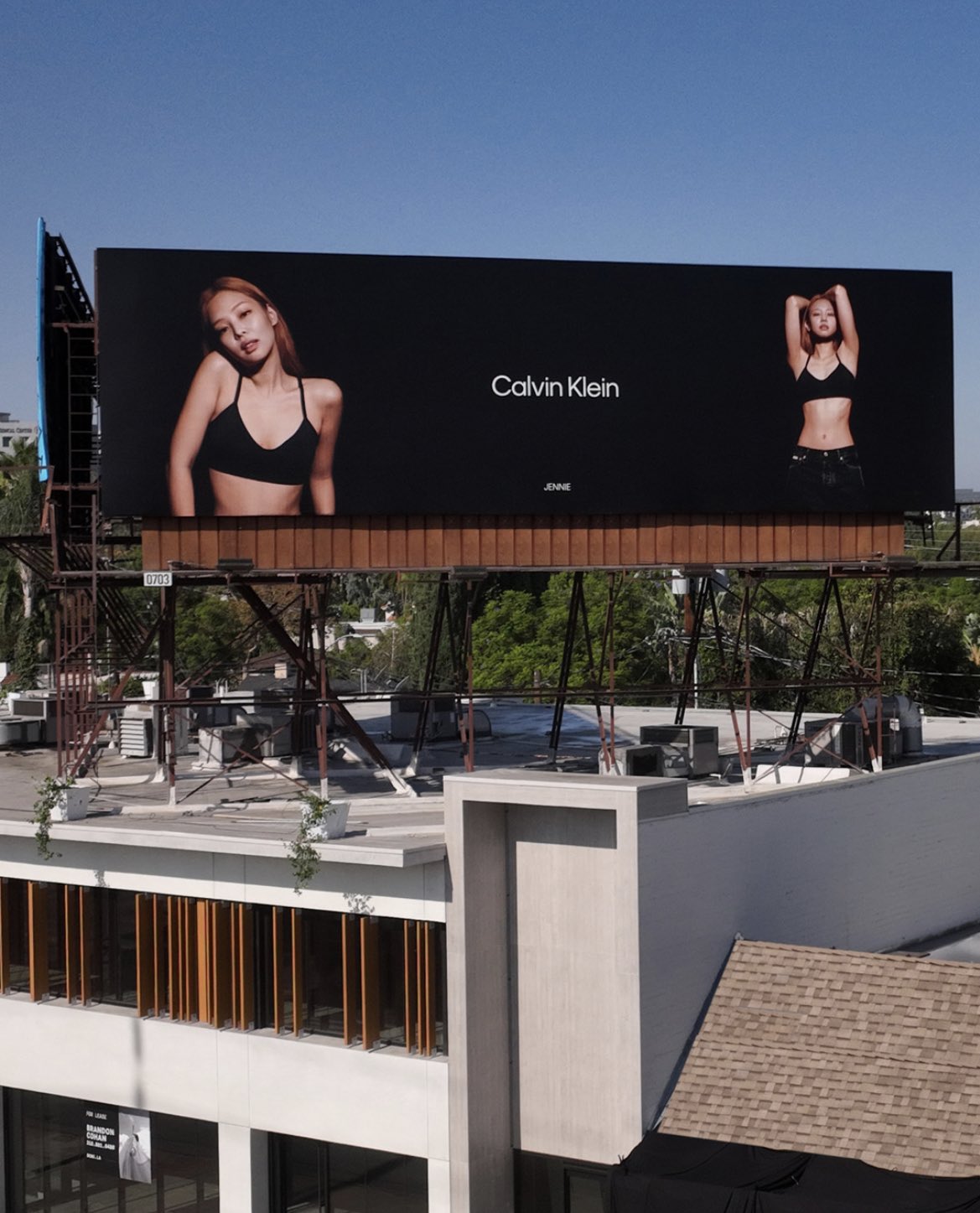 บบ on Twitter "JENNIE Calvin Klein Global Ambassador Billboard in La