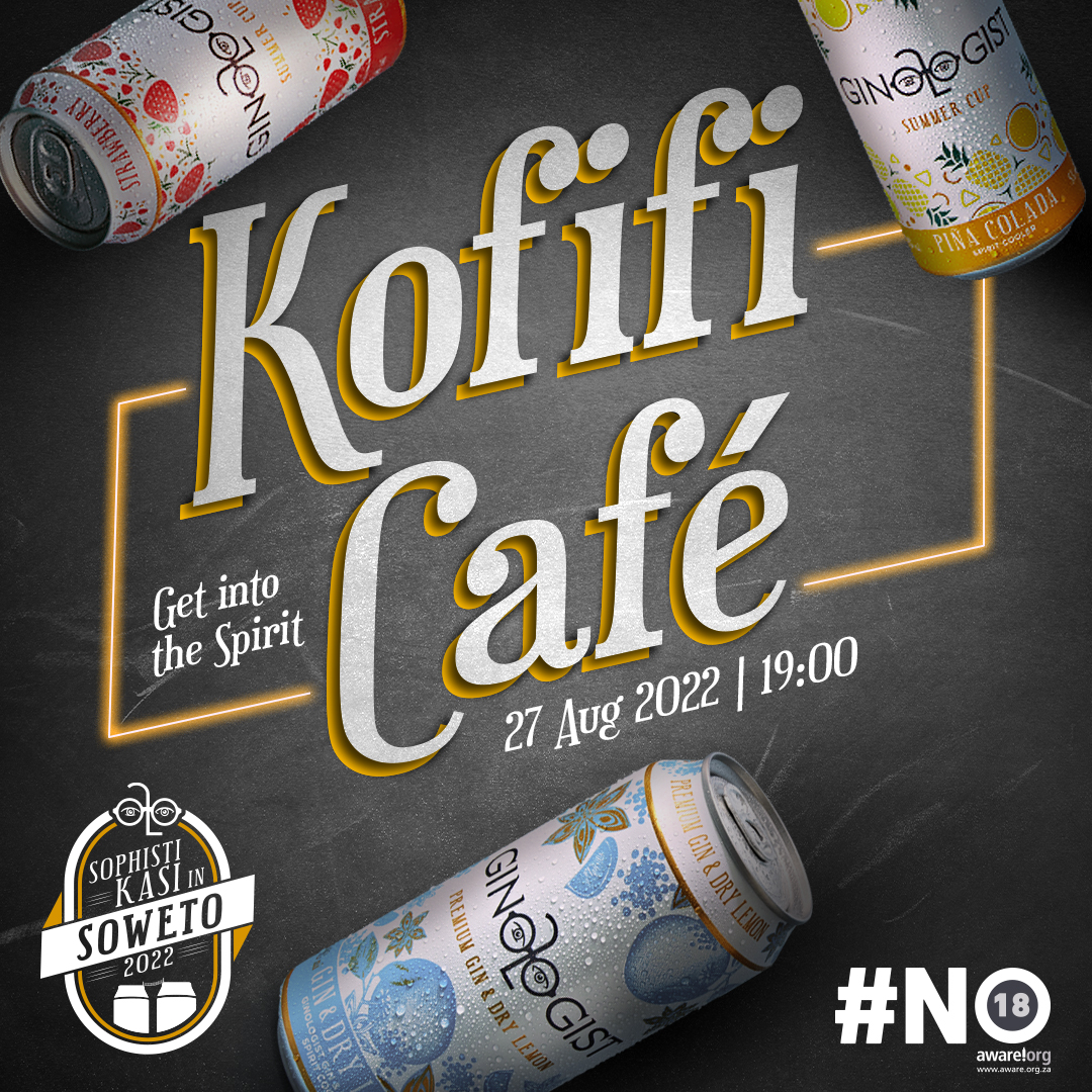ginologist_za's tweet photo. Just 'cos we’re heading to a café, doesn’t mean we’re serving coffee and sandwiches. Think more along the lines of craft gin, Sophistikasi spirit coolers, and that authentic Sotra vibe. Sounds like your kind of party? See you on Saturday, then! https://t.co/Qty7EfCiAe