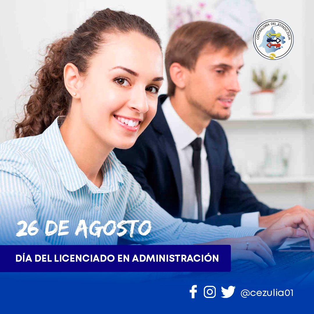 CEZulia01's tweet photo. #TalDíaComoHoy fue promulgada la Ley de Ejercicio de la Profesión de Licenciado en Administración.⁣
⁣
Es por esto que cada 26 de agosto, en conmemoración a este suceso se celebra nacionalmente el Día del Licenciado en Administración. ⁣
⁣
#CGR #SNCF #CEZULIA #Efeméride https://t.co/PQrCzZEMRz