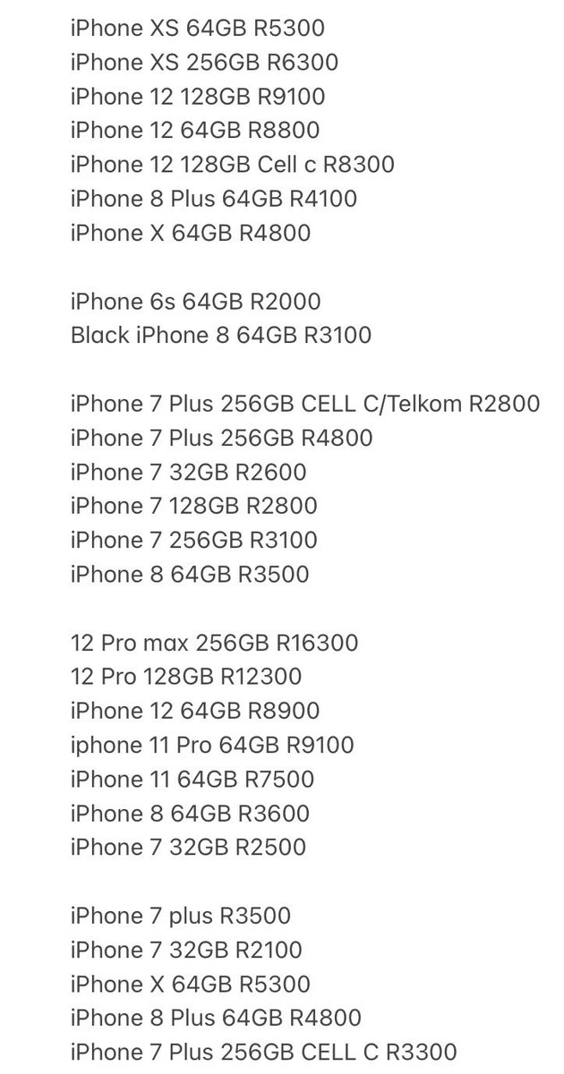 DXBLE_D's tweet photo. Second Hand Iphones  (For more info Whatspp +27 81 783 6836) https://t.co/Q2c62UrbGW