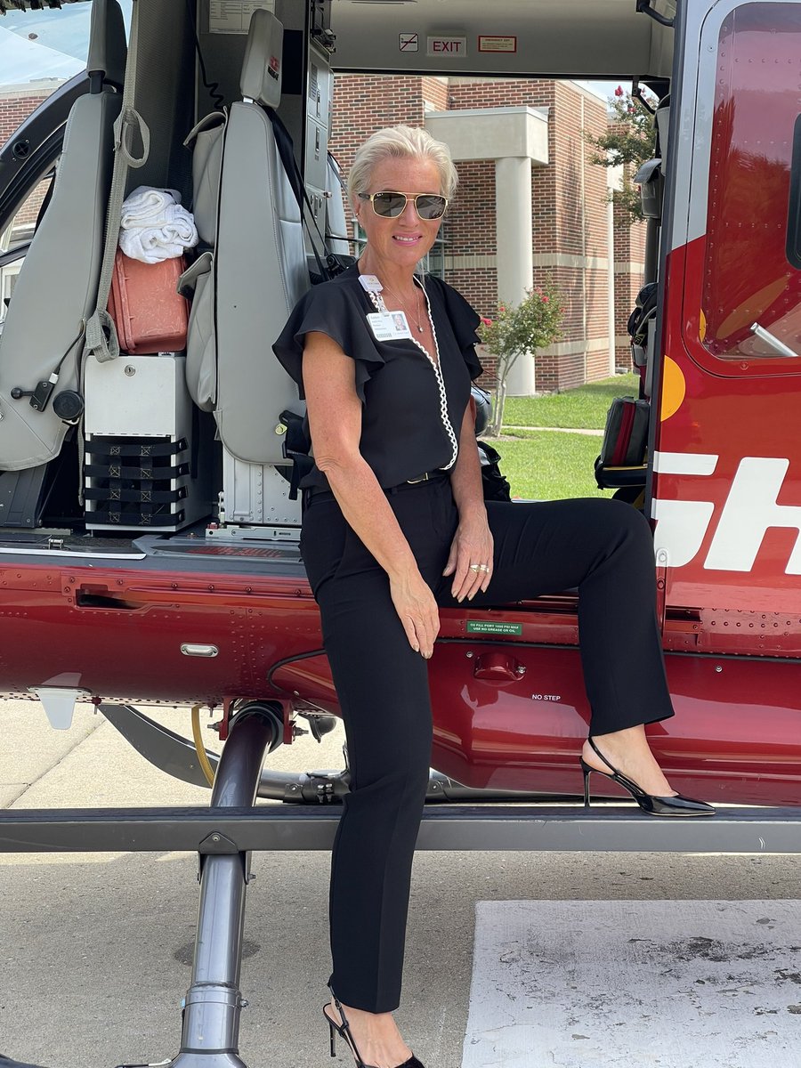 Helicopter transport saves lives. Celebrating another patient success story with our Nightingale team today.