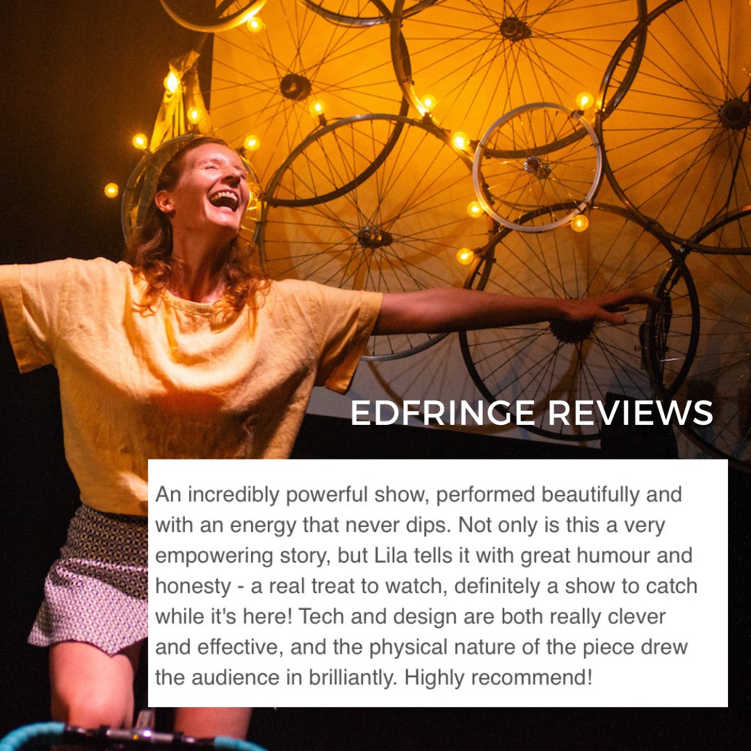 With just 3 shows left, we want to say a huge thank you to everyone who left reviews on EdFringe.com 
It means the world to the whole team!
