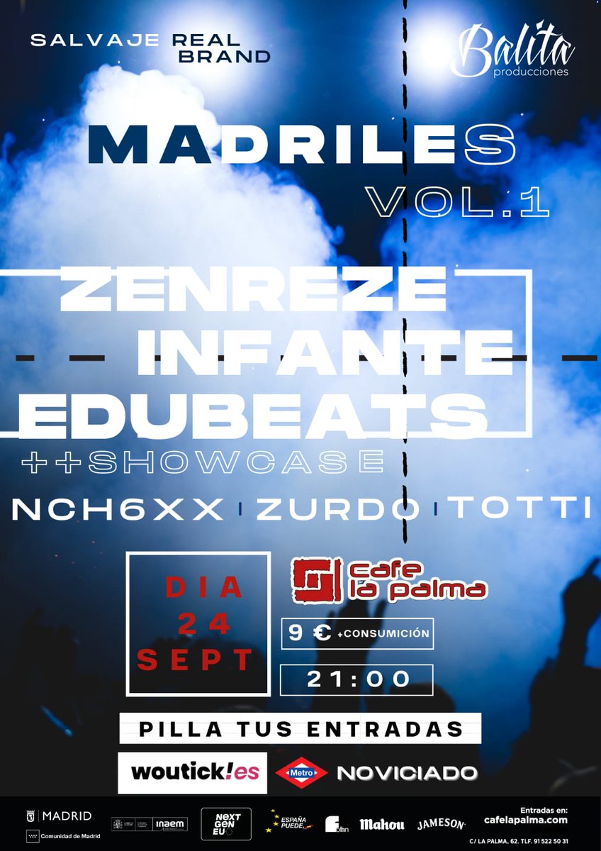 INFANTEDR97's tweet photo. El 24 de septiembre damos un bolo por Madrid después de mucho tiempo y tenemos unas ganas increíbles, asi que pillate tu entradita y rulalo por ahí pa venirte con to tu combo!!! 😤😤😤
https://t.co/cmKmw66bf4 https://t.co/zBZ6LumiDf