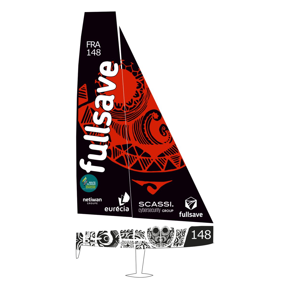 Fiers du design des nouvelles voiles du #FullSave148 pour la prochaine <a href="/routedurhum/">Route du Rhum - Destination Guadeloupe</a> !

<a href="/stadetoulousain/">Stade Toulousain</a>, vous en pensez quoi de nos nouvelles couleurs ? 🙃