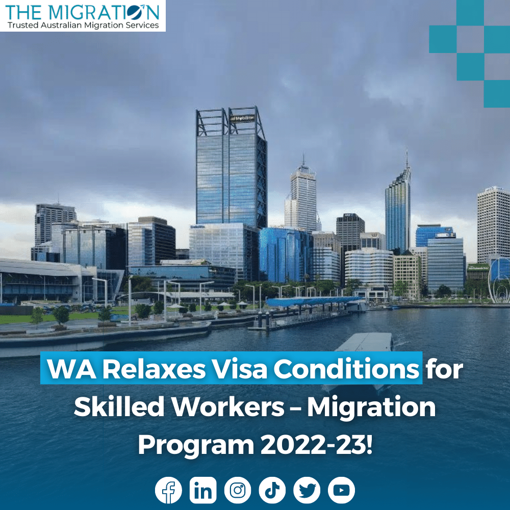 TheMigrationAU's tweet image. Good news for skilled workers! WA relaxes visa conditions for skilled workers. Find out latest changes in WA skilled migration &amp;amp; statements by state officials.
WA Relaxes Visa Conditions: bit.ly/3ci78XW
.
.
#themigration #westernasutralia #skillvisa
