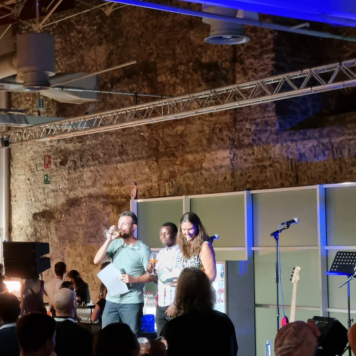 Yesterday at the fantastic #foss4g2022 conference dinner we had a raffle! <a href="/locatepress/">Locate Press</a> gave away the 2nd edition of the books QGIS for Hydrological Applications &amp; Discover QGIS 3.x. Congrats <a href="/amzenviro/">Amzenviro</a> <a href="/Amour_Nyalusi/">amour_nyl</a> and others! <a href="/geomenke/">Kurt Menke - @geomenke.bsky.social</a> #QGISHydro