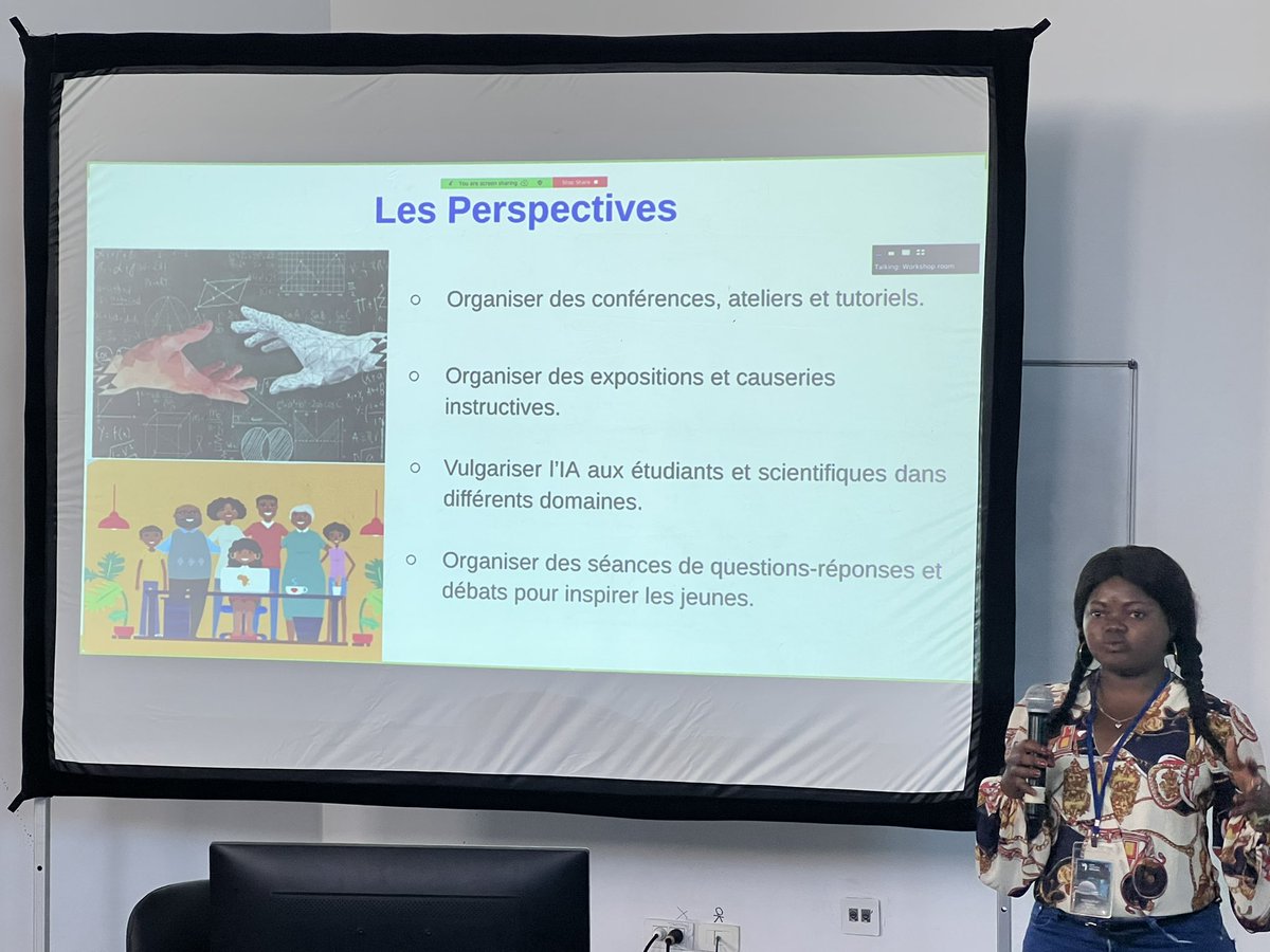 yuehgoh's tweet photo. We have a book on ml in French coming out soon by @IviaAf trop cool 🤩🥳🥳🥳🥳 it was announced by @NyungaBerthine when presenting the amazing work of the association @DeepIndaba #Masirouna #DLIndaba2022 https://t.co/PXRIIUM3Gi
