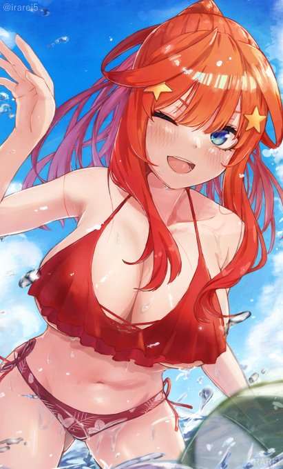 水着五月ちゃん✨
#五等分の花嫁
#中野五月 