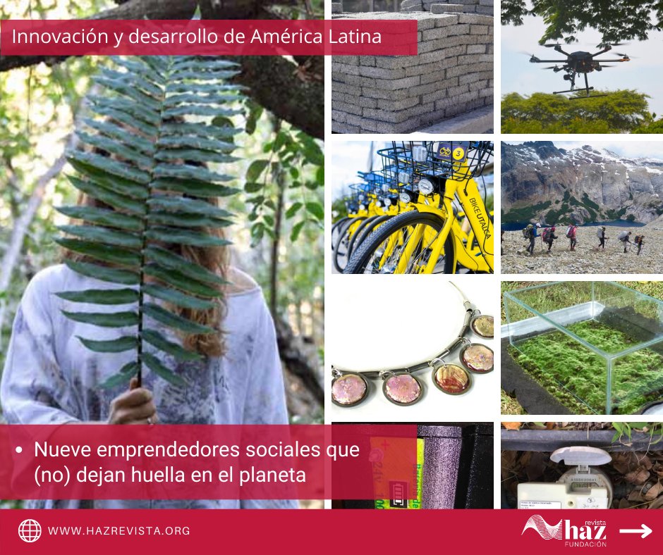 Bosque, gracias, Verna, Patagonia on foot, Ecoenergy, Tedge, Junín Punto Limpio, Qaira, BikeUTalca y Biomimesis. Quédate con sus nombres y sus historias 👉 bit.ly/innovacionsoci…  y suscríbete a nuestra newsletter bit.ly/newsletterhaz #Latinoamérica #innovaciónsocial