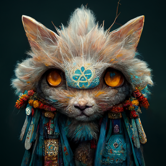 InfamousCatsNFT's tweet photo. Our next collection will be the tribal cats, what do you think? Anyone holding 3 or more cats not only will be able to claim 3 cats, but he will be able to claim the best looking cats in the collection. 🧹😺

https://t.co/0m6ZFyE1vC https://t.co/elqxcTzRs8