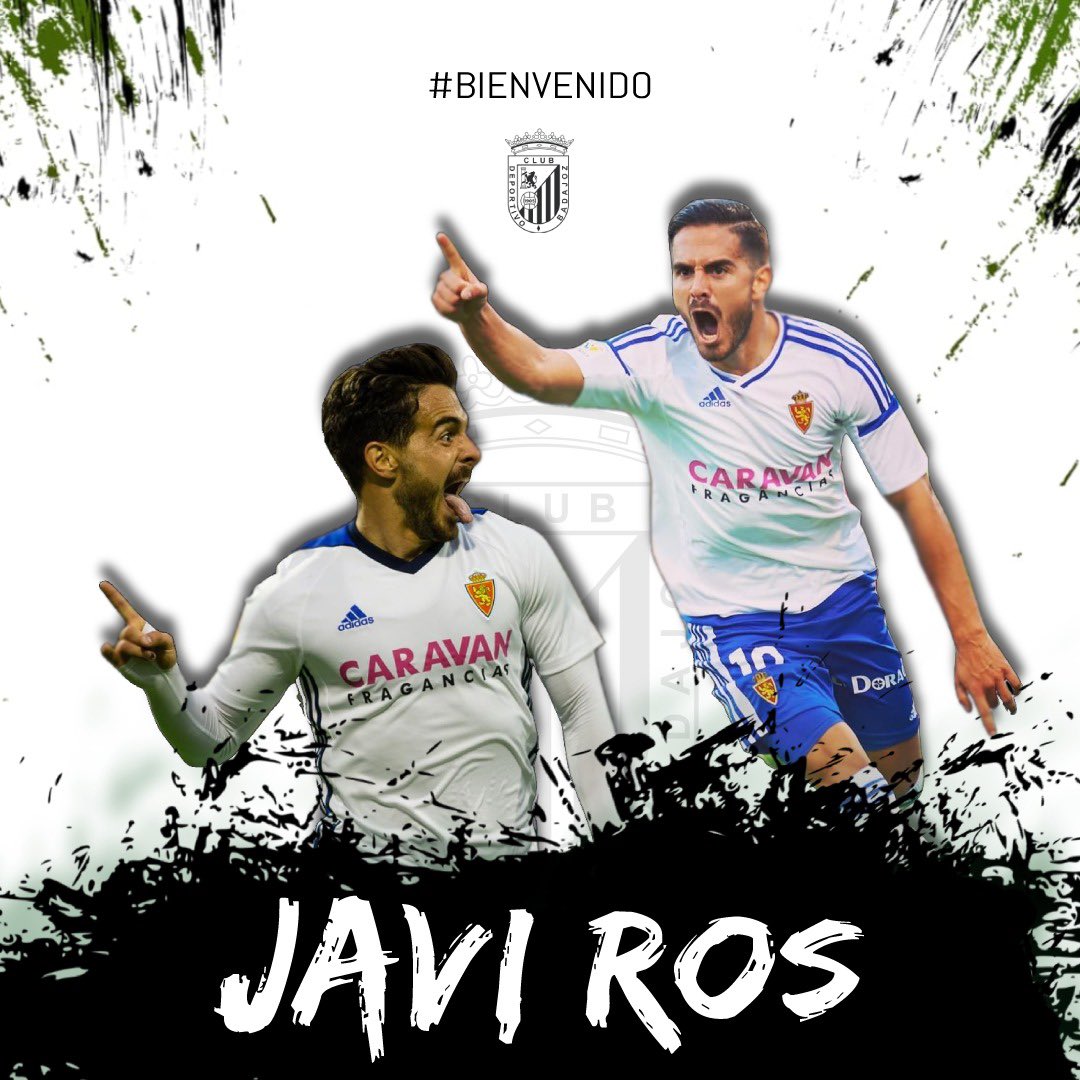 CDBadajoz's tweet photo. ¡𝐎𝐟𝐢𝐜𝐢𝐚𝐥! 

Era casi un secreto a voces pero ya es oficial. ¡Javi Ros ya es jugador del @CDBadajoz! ¡Bienvenido! 

ℹ️https://t.co/xZcw63Cfe5

#QueHableElCorazón 🤍🖤 https://t.co/LTbsYXDqyW