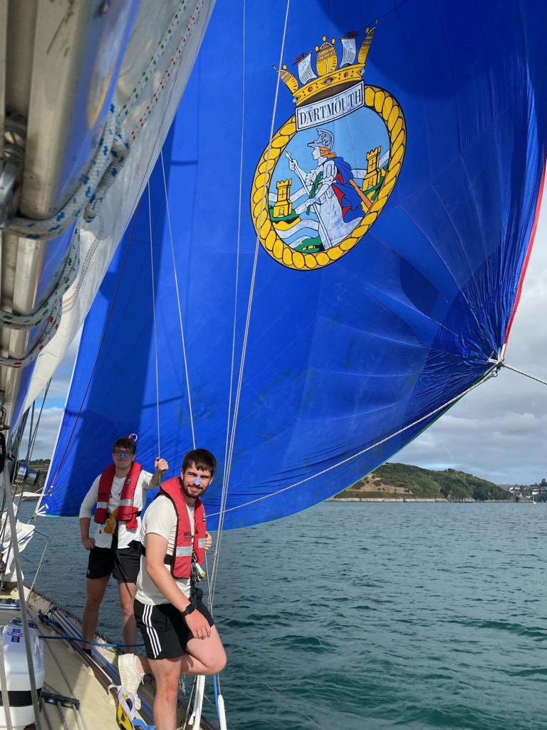 VirtualURNU's tweet photo. Officer Cadets from all over the UK - including those from URNU Virtual, @URNUWales &amp; @yurnu recently took part in the Port of Dartmouth Royal Regatta. Thanks to all involved but particularly @BanniBeamer! https://t.co/1U4rSHjZsC