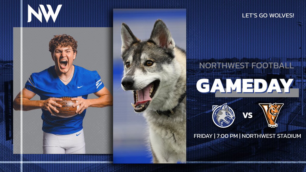 WaukeeNWFB's tweet photo. GAMEDAY! 🐺🏈🔥🙌
LET'S GOOOOOOOOO!
Northwest Stadium @ 7:00 PM https://t.co/DPG7Ytr4c7